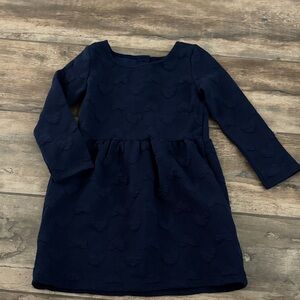 Cat & Jack Dark Blue Heart Pattern Dress